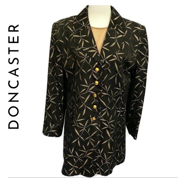 Doncaster Jackets & Blazers - DONCASTER Size 12  EUC Luxury Long Blazer/Coat